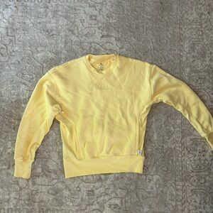 Unique Yellow Adidas Crewneck! Size XS
